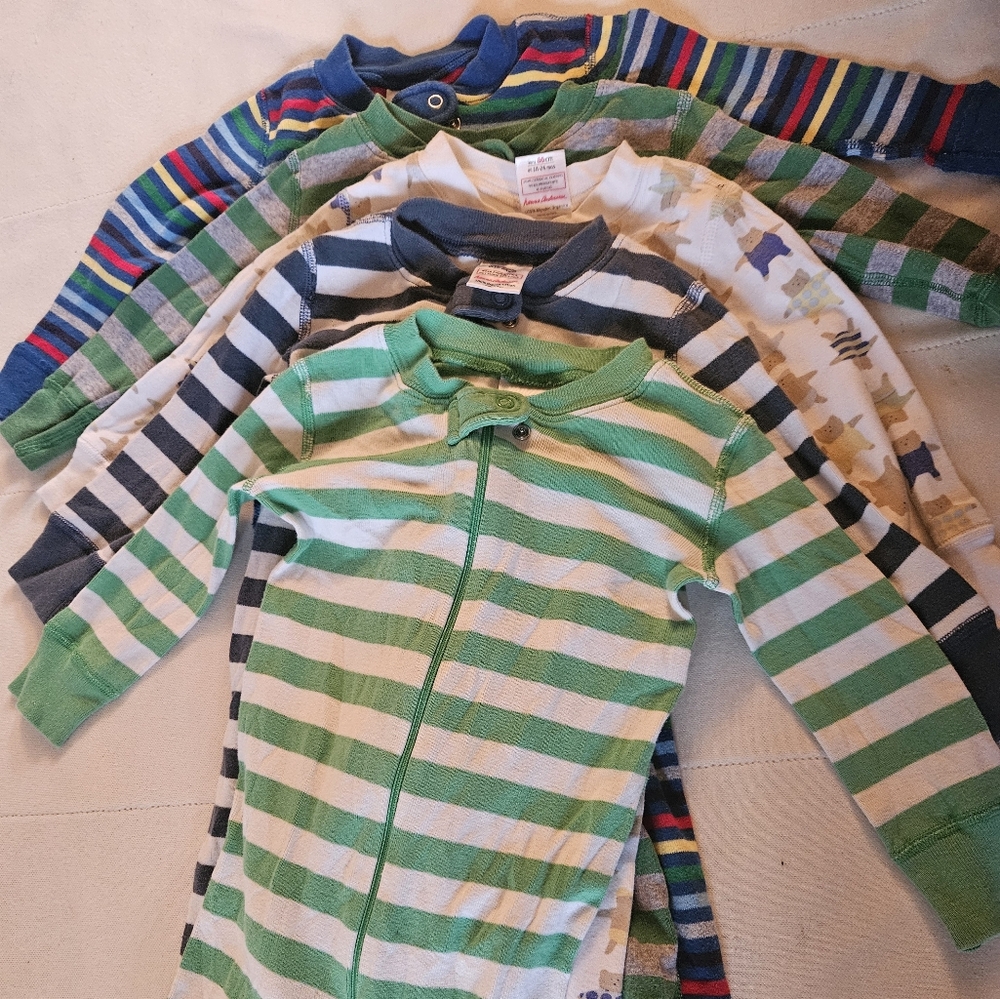Hanna Andersson Zip PJ Lot 80cm 18-24mo